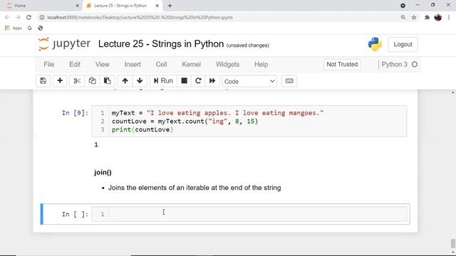 Mega Video | Lecture 25 | Strings in Python Part III смотреть онлайн