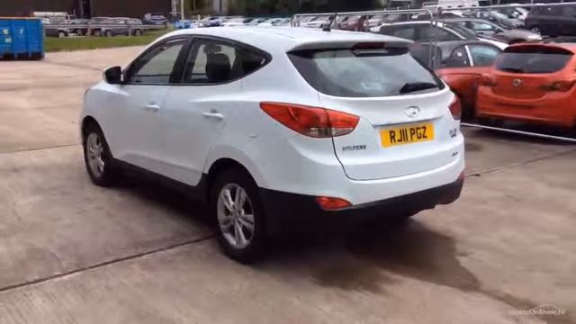 HYUNDAI IX35 STYLE CRDI 4WD WHITE 2011 смотреть онлайн