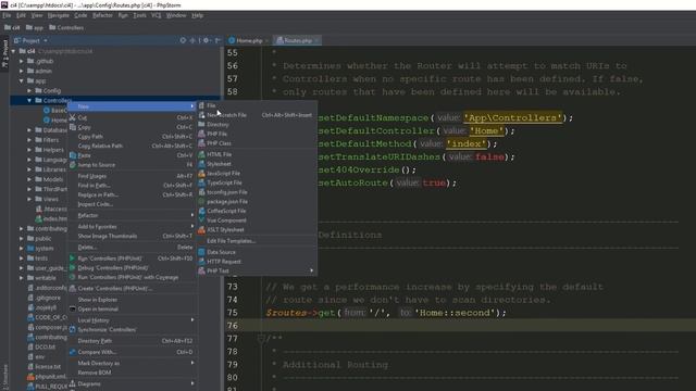 Codeigniter 4 Tutorials | Controllers in CodeIgniter 4 | Create and use controllers in Codeigniter смотреть онлайн
