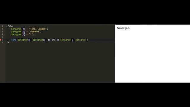 Introduction to PHP || PHP arrays || Tamil Ulagam - தமிழ் உலகம் смотреть онлайн