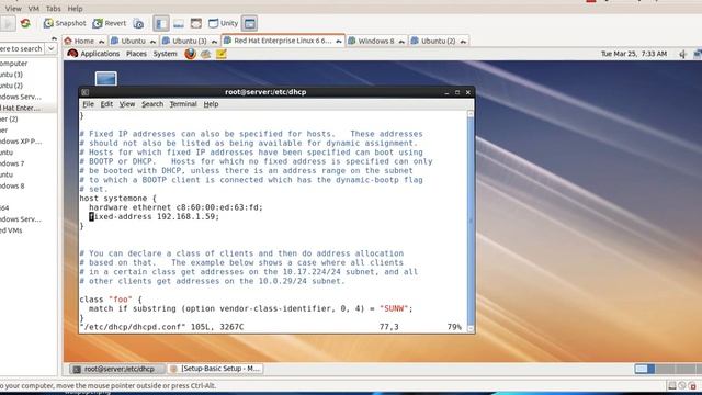static ip configuration through dhcp in rhel 6 смотреть онлайн
