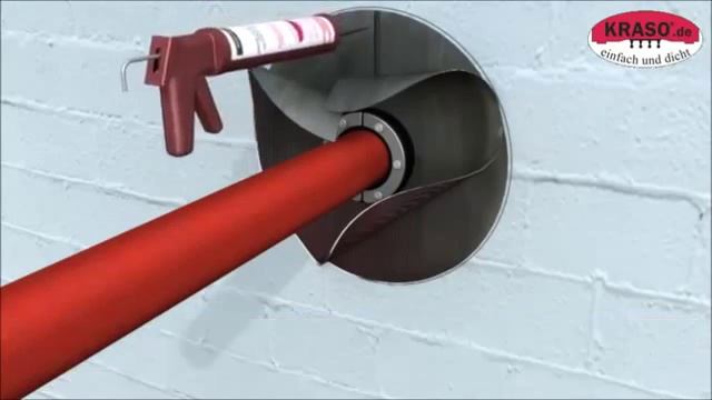 Видео монтажа прижимного фланца KRASO тип FKF составной - испытано МРА на давление до 2,5 бар