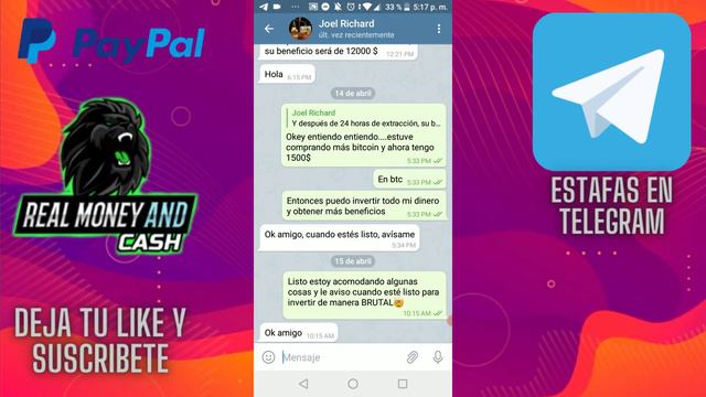 🔵ESTAFAS EN TELEGRAM || COMO EVITAR SER ESTAFADO [CONTACTANDO ESTAFADORES] 🔥- King Cash🤩 смотреть онлайн