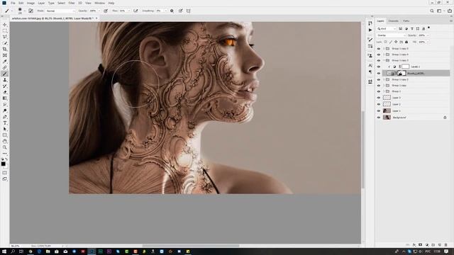 Photoshop CC 2019 Speed Art Fall of the renaissance смотреть онлайн