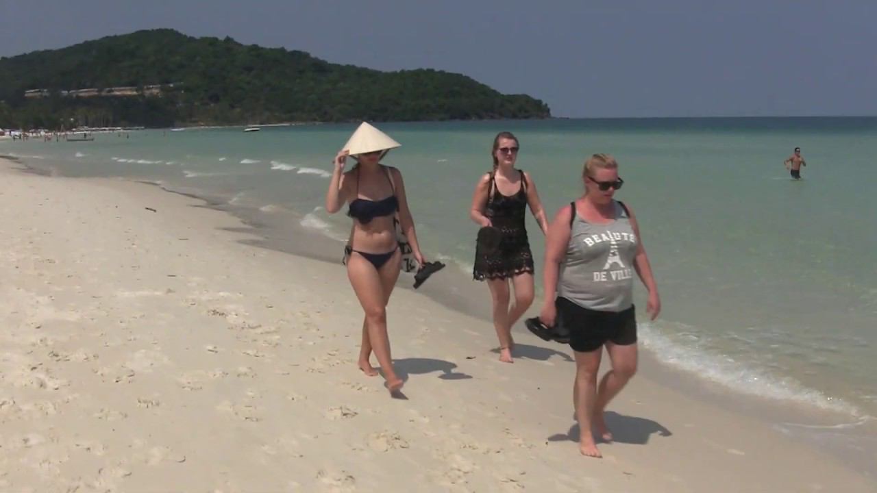 Вьетнам.  о.Фукуок. Пляж Бай-Сао. Bai Sao beach  (03.03.2019г.)