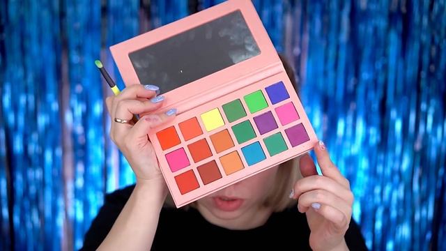 МОИ ПОКУПКИ НА JOOM! КИСТИ, РЕСНИЦЫ, ТЕНИ! ОБЗОР КОСМЕТИКИ С ДЖУМ. ЯРКИЙ МАКИЯЖ. смотреть онлайн