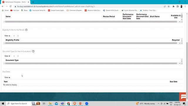 Oracle HCM Performance Management Document Period in performance template | Oracle HCM Training BIS смотреть онлайн