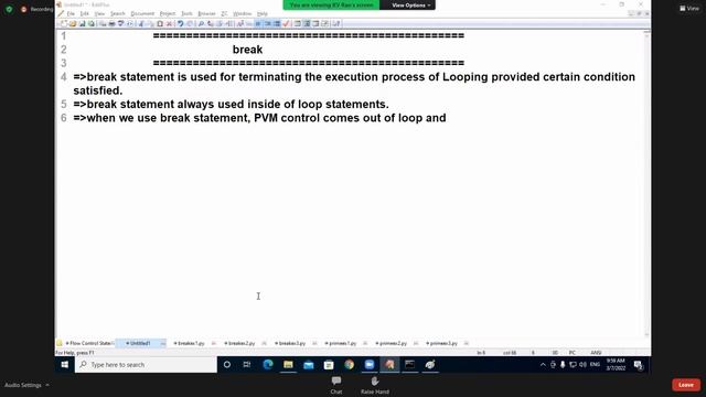 Python Programming | 07 03 22 | New Batch | New Course смотреть онлайн