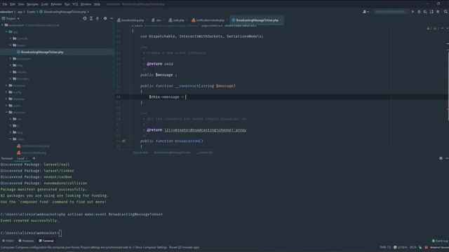 How to use Laravel WebSocket - This lesson public channel смотреть онлайн