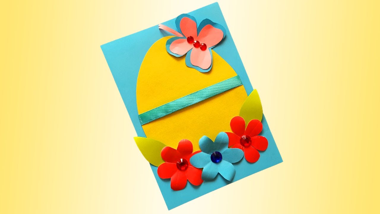 Простая открытка на Пасху своими руками смотреть онлайн