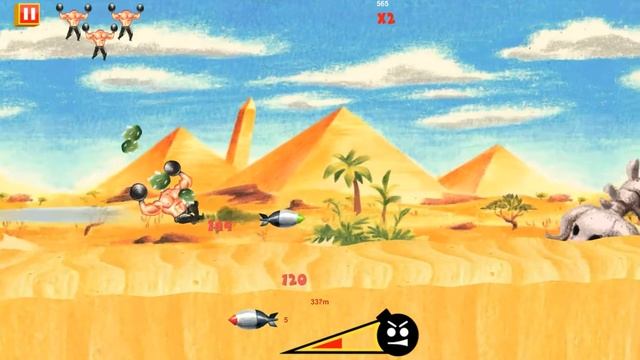 Геймплей игры Serious Sam: Kamikaze Attack! на Android [HD] смотреть онлайн