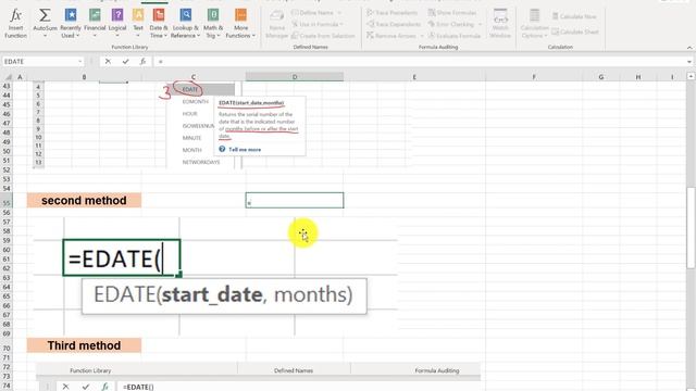 EDATE function || How to use EDATE function in Excel смотреть онлайн