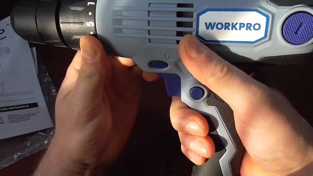 Workpro 300W, проводная дрель-шуруповерт смотреть онлайн