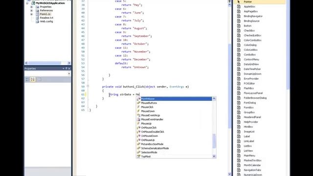 Visual WebGui Ajax Framework's Integration into Visual Studio 2010 смотреть онлайн