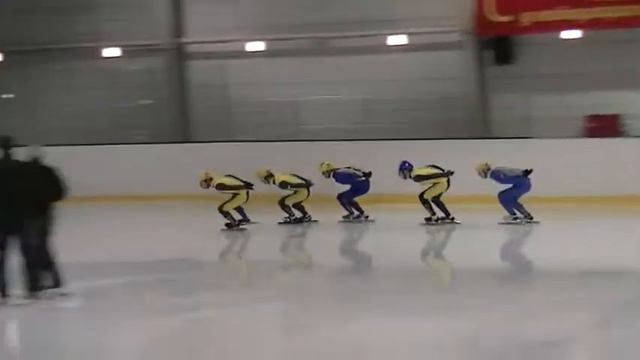 1000 м, ¼ финала 1, мужчины, Полтавец, Даниловский, Хмелив Кубок Украины по шорт-треку 25-27.12.201