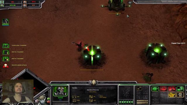 Warhammer 40,000: Dawn Of War - Soulstorm. Некроны на максимальной сложности.