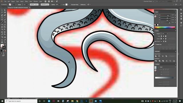 illustration | vector art | Tutorial | Adobe Illustrator | Create a simple Vector | kasun graphic смотреть онлайн