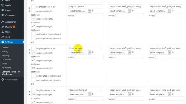 Wordpress plugin: Compare table for Wordpress смотреть онлайн