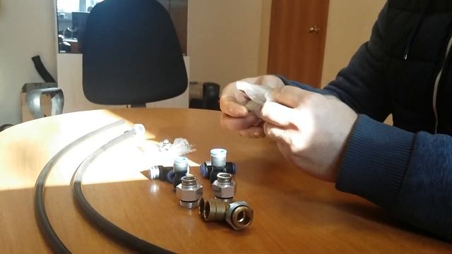 Фитинги и быстросъемные соединения для ремонта воздушных полимерных трубопроводов Камаз, Урал, Маз смотреть онлайн