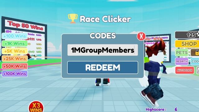 *NEW* UPDATE! PET* CODES* [?EVENT] ? Race Clicker ROBLOX смотреть онлайн