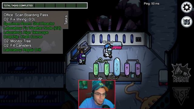 WHO LIVES: ME or YOUR WIFE?! (Among Us w/ Friends!) смотреть онлайн