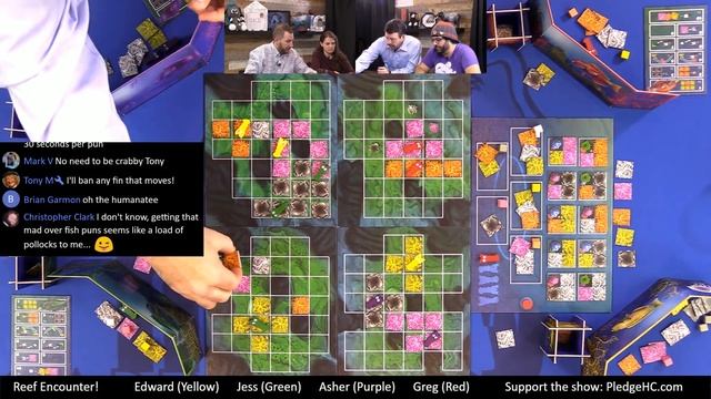 Reef Encounter 4p Teaching, Play-through, & Round table discussion by Heavy Cardboard смотреть онлайн