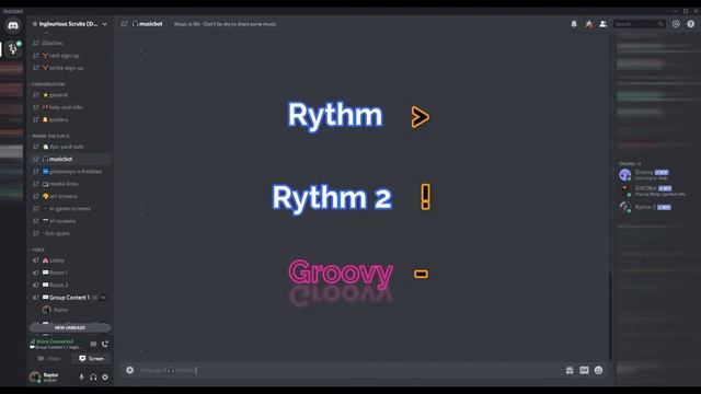 Music Bots on [DPS] Discord Server смотреть онлайн