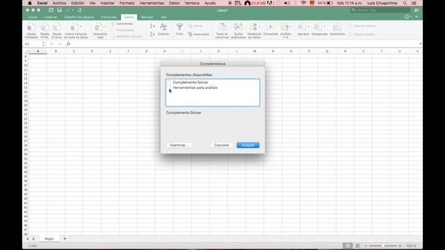 EXCEL 2016 CÓMO ACTIVAR ANÁLISIS DE DATOS PARA MAC RÁPIDO Y SENCILLO. смотреть онлайн