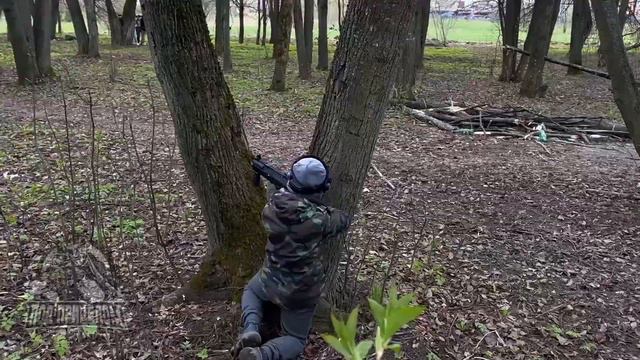 игра в парке Победы, Кострома, лазертаг клуб 