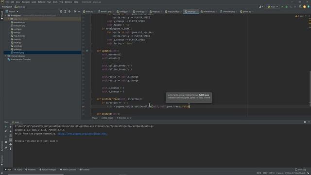 Pygame RPG Tutorial part 4 | Python 2022 | Collisions and Boundaries смотреть онлайн