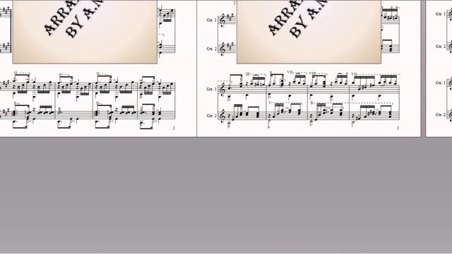 Tico-Tico No Fuba (Z.Abreu) Sheet Music For 2 Guitars
