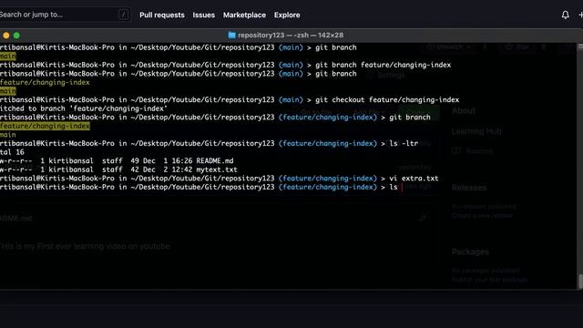 Git Basics: Creating Branch & Pushing to Specific Branch Only смотреть онлайн