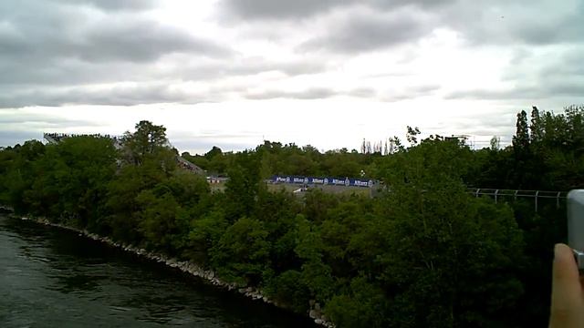 F1 Cars after Qualifications - Circuit Gilles Villeneuve 2011 [ from bridge ] смотреть онлайн