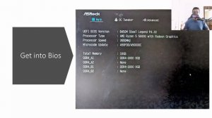 What to do if nvme/m.2 sata SSD is not showing up in your ASRock B450M steel legend motherboard