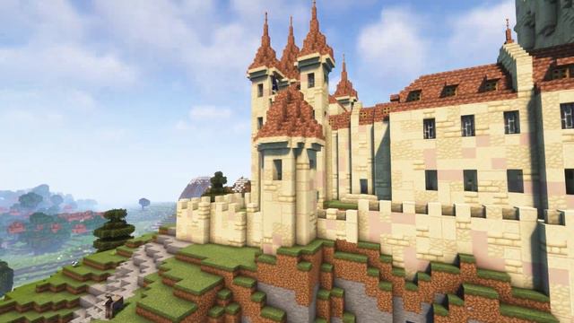 Medieval Castle Transformation - Minecraft Build Timelapse - Midland Watch Remodel смотреть онлайн