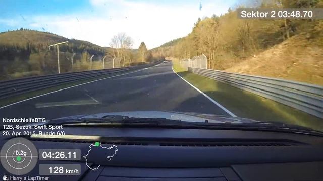 Suzuki Swift Sport // 8:48 Nordschleife BTG // 20.04.2015 смотреть онлайн