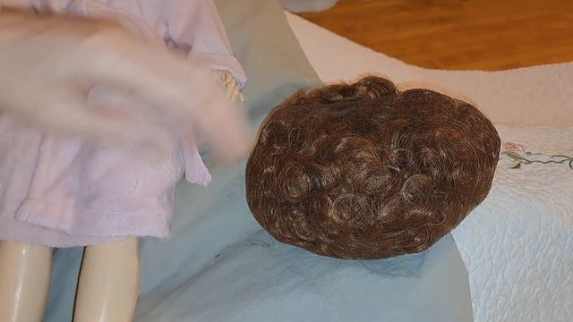 Restoring a 73 yr old Raving Beauty Doll from being Creepy Halloween Doll Video/ Wig Replacement смотреть онлайн