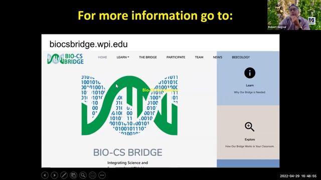 Dr Robert Gegear - The Bio-CS Bridge смотреть онлайн
