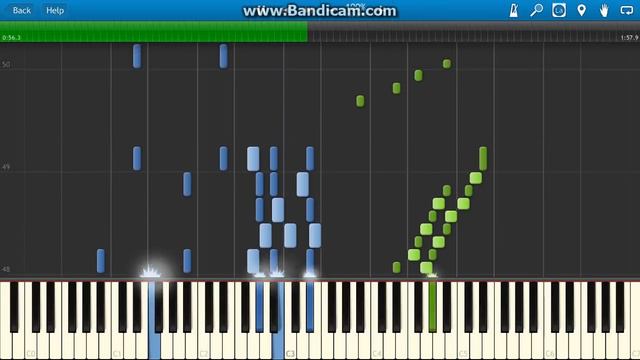 S.Rachmaninov - Italian Polka. Piano solo (Synthesia) смотреть онлайн