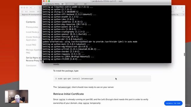 040 node deployment digital ocean droplet part 3 смотреть онлайн
