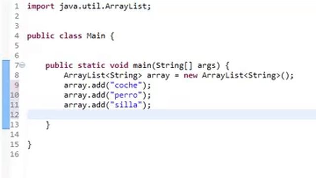 Tutoriales Java - Crear ArrayList, añadir objetos y mostrarlos por pantalla смотреть онлайн