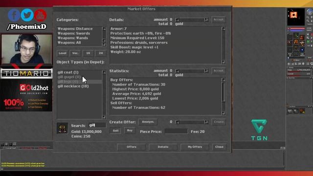 Tibia el mejor set para sorcerer/druid смотреть онлайн
