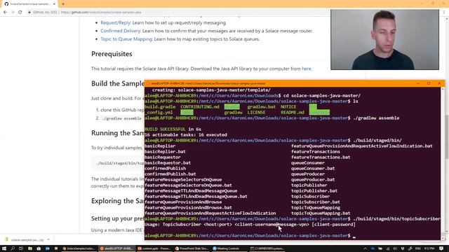Solace Java Samples, Part 1 - Getting Started смотреть онлайн