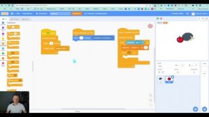 Scratch. Простая игра «Собери 10 яблок». Уроки скретч.