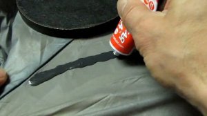 Ремонт пореза на палатке "Жидкой латкой"