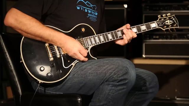 Gibson Custom Shop Limited Edition 1957 Les Paul Custom Lightly Aged • SN: 74525 смотреть онлайн