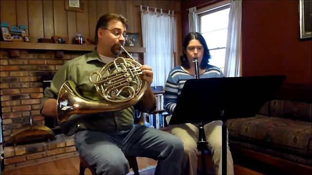 Fanfare for Forest and Fable (by Sutherland) for clarinet and horn duet смотреть онлайн