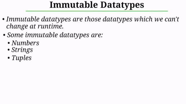 #10 Python Tutorials For Beginners | Python Datatypes | Mutable Datatypes, Immutable Datatypes смотреть онлайн