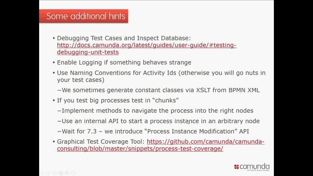 Process testing with Camunda EN смотреть онлайн
