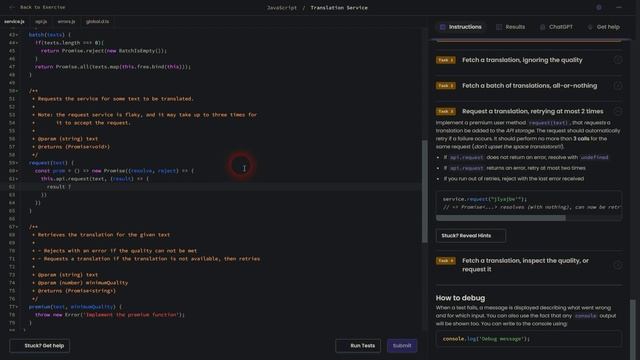 JavaScript on Exercism 067 - Translation Service смотреть онлайн
